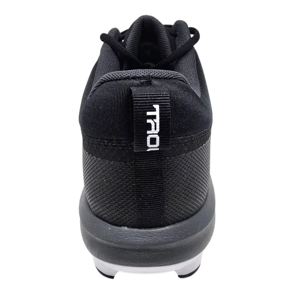 Nike Force Trout 9 Pro MCS Men's Size 15 Black Silver Plastic Cleats FZ0915-003